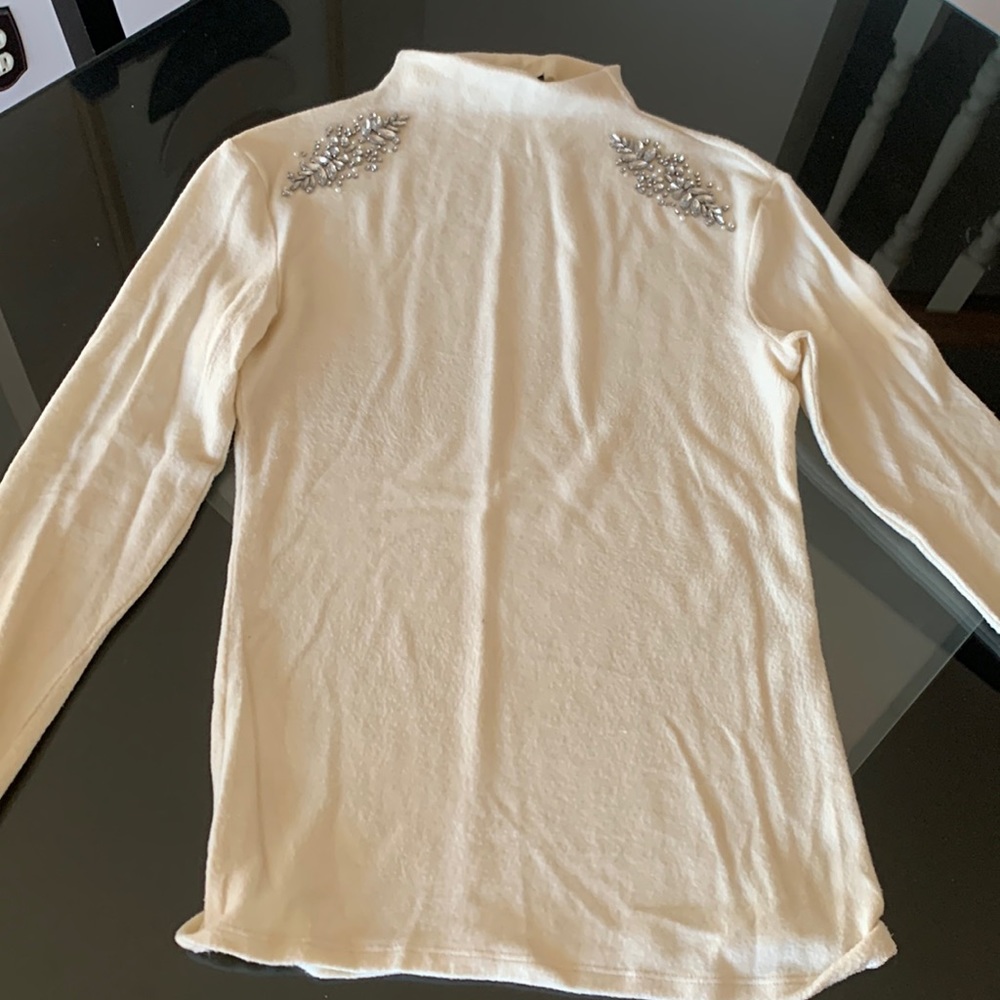 Express Sweater with rhinestones